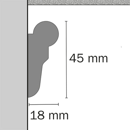 STAS windsor wooden rail 200cm